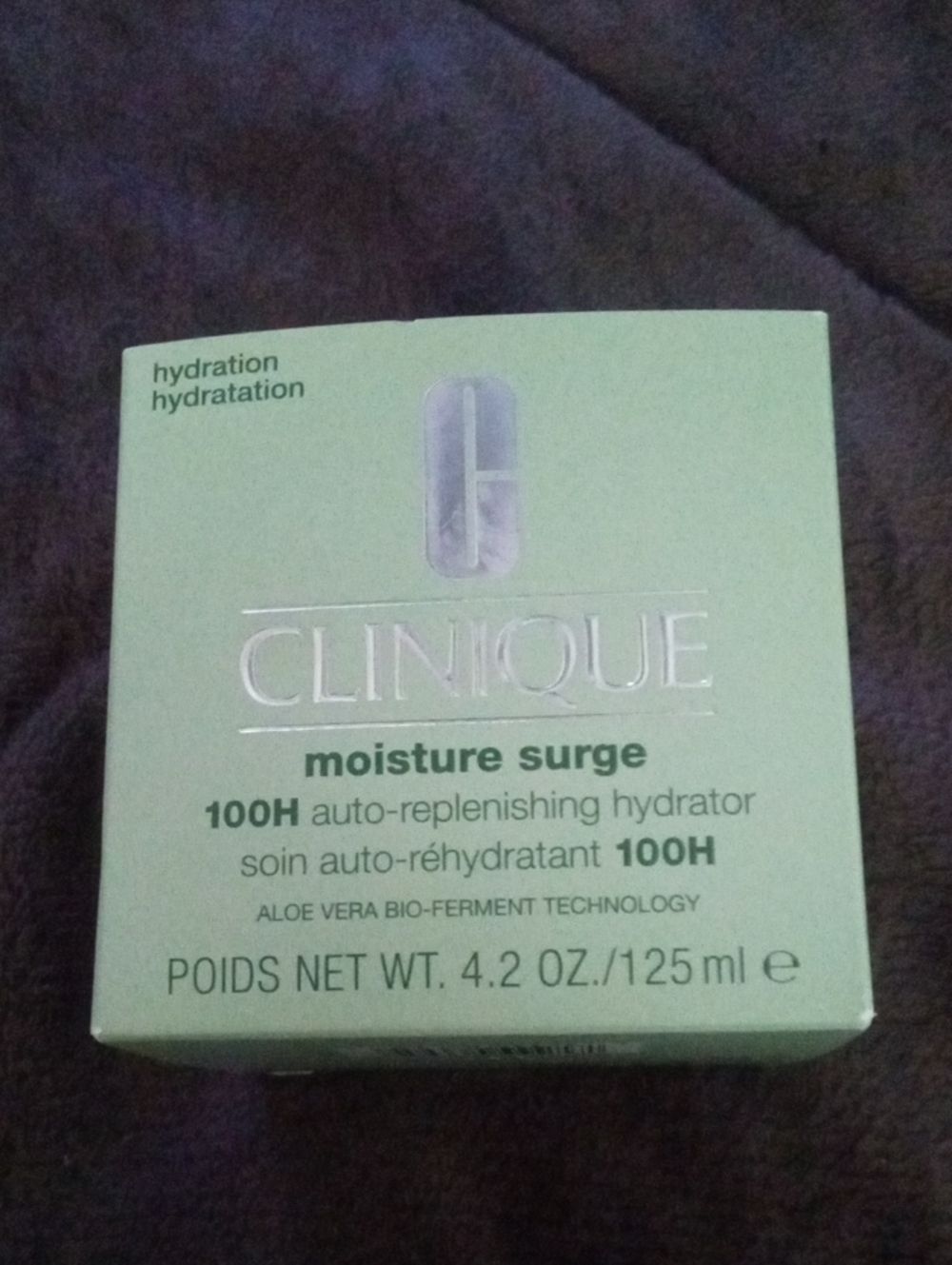 Clinique Moisture Surge Hydrator - Mint Green Packaging